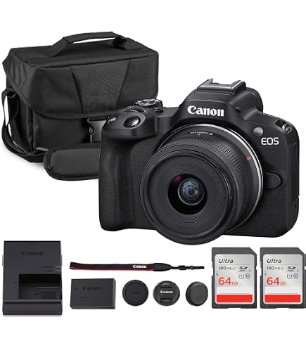 Amazon.com : Canon EOS M50 Mark II with 15-45mm Lens & Filter
